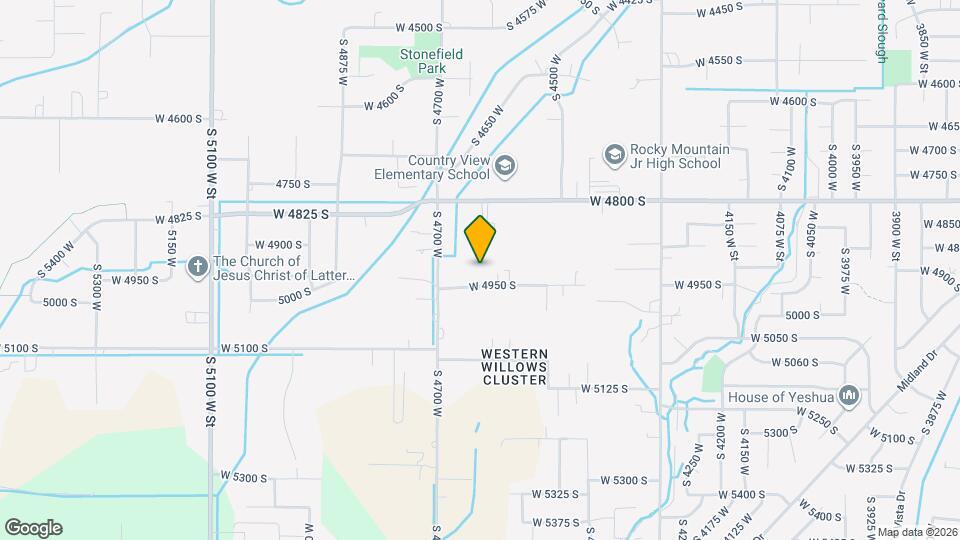 4626 W 4950 S Map and Location Details