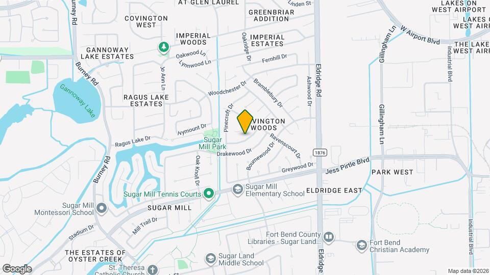 13730 Shirebrook Dr Map and Location Details