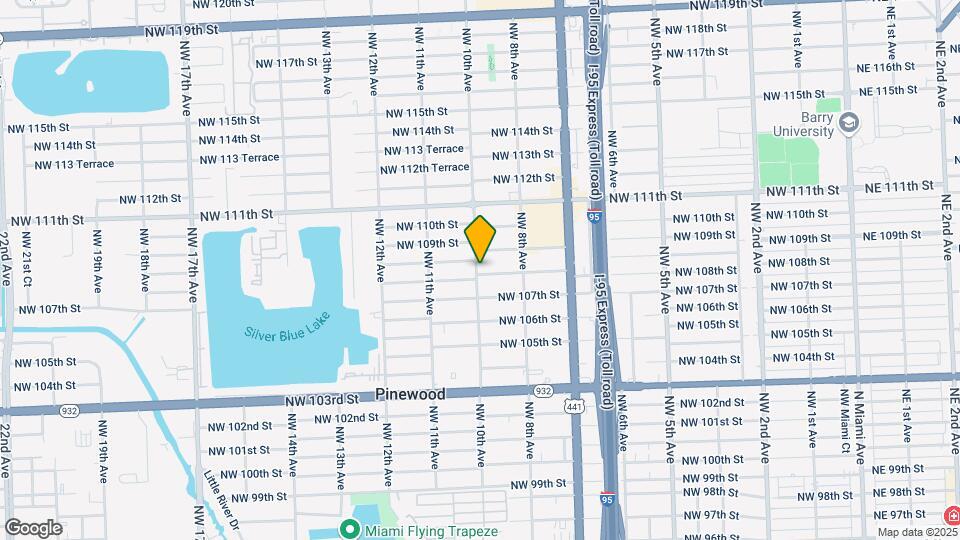10805 NW 10th Ave Map and Location Details