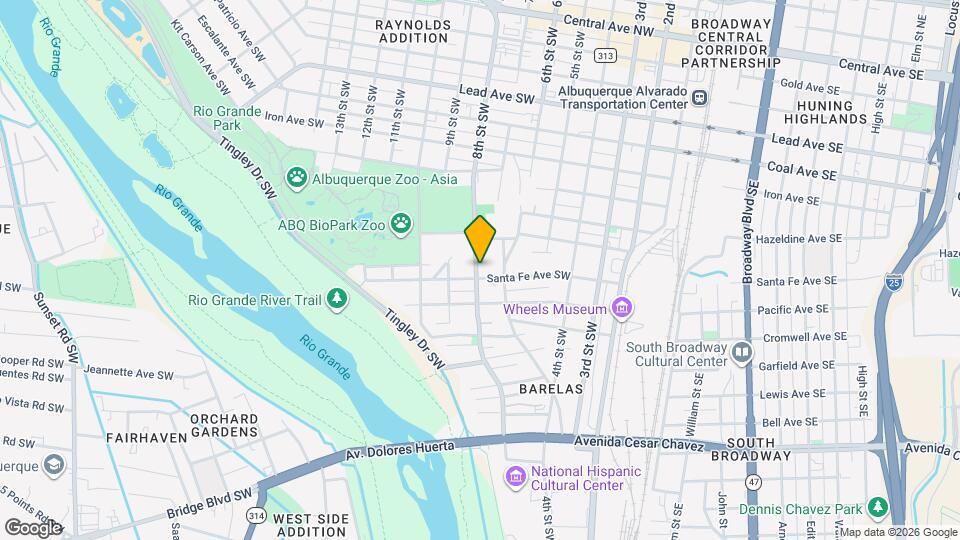 721 Santa Fe Ave SW Map and Location Details