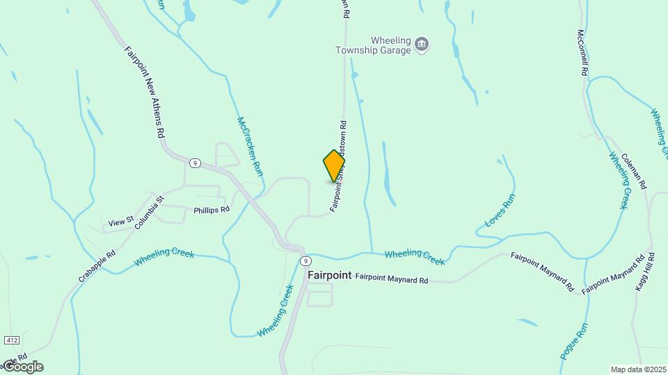 71502 Fairpoint Shepherdstown Rd Map and Location Details