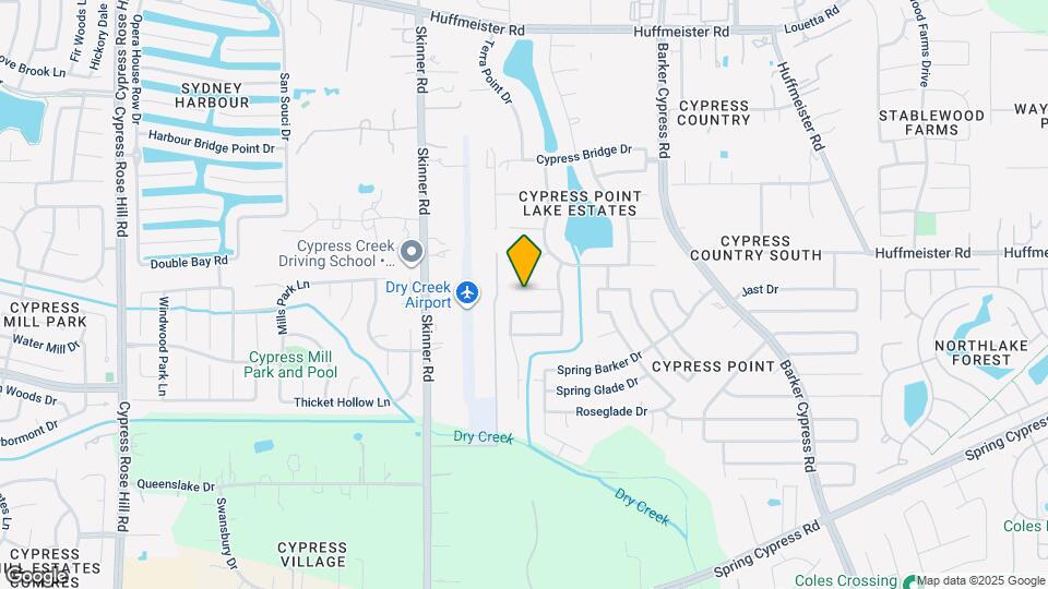 16727 Summer Cypress Ct Map and Location Details