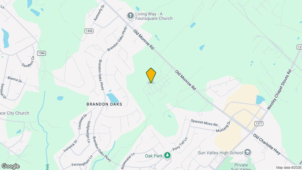 446 Sagecroft Ln Map and Location Details