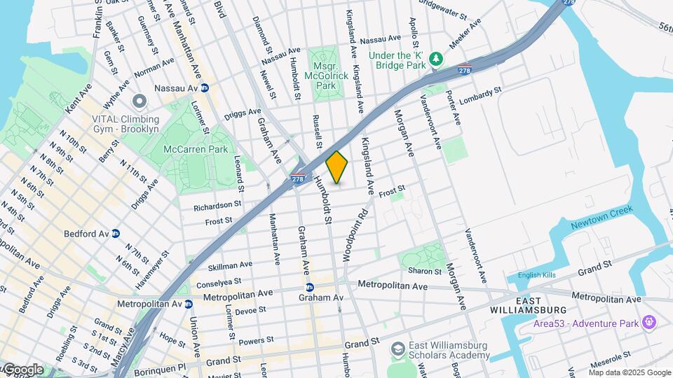 207 Richardson St Mapa y Detalles de la Ubicación