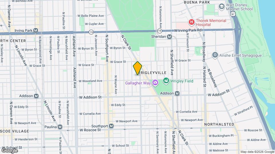 1204 W Waveland Ave, Unit 3 Map and Location Details