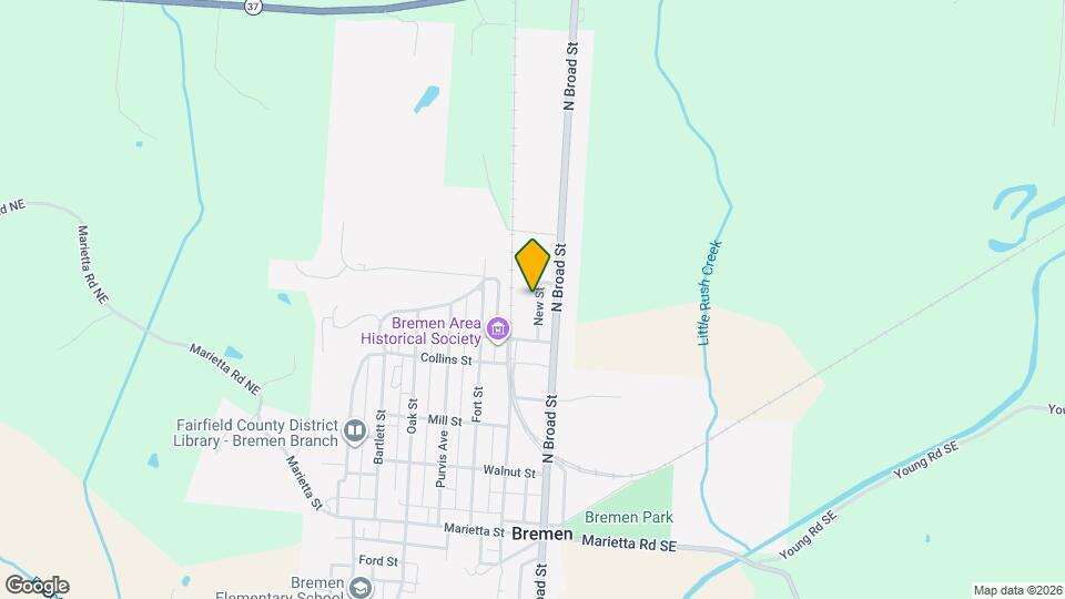 417 New St Map and Location Details