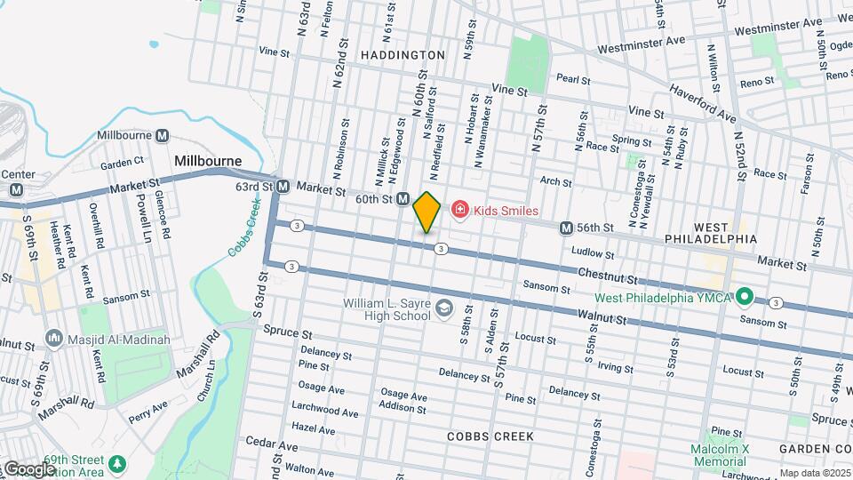 5913-17 Chestnut St Map and Location Details