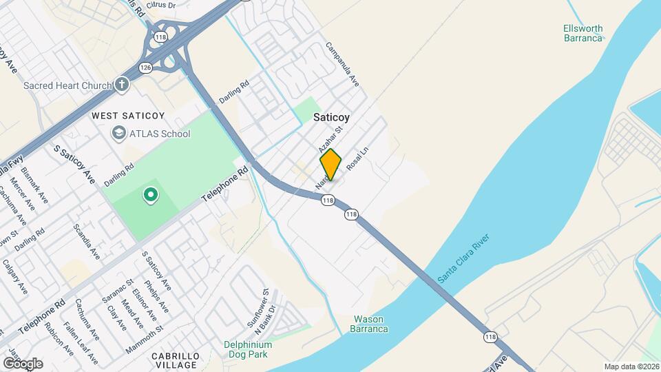 11123 Rosal Ln Map and Location Details