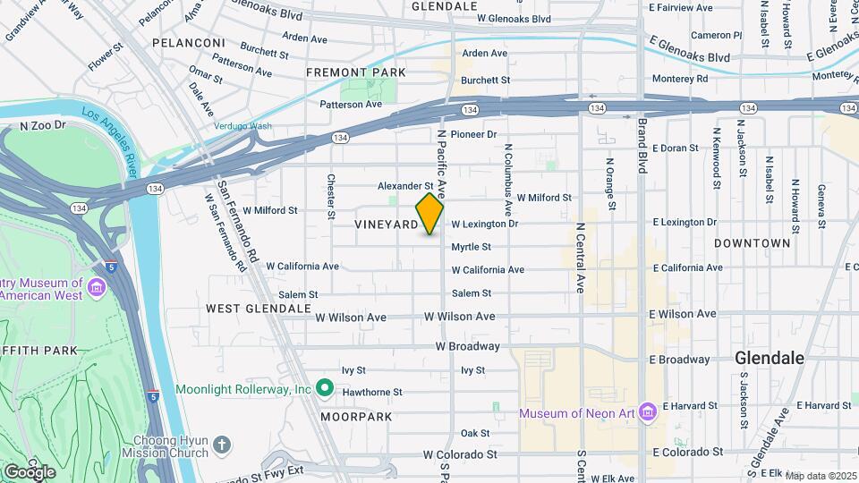 515 Myrtle St Mapa y Detalles de la Ubicación