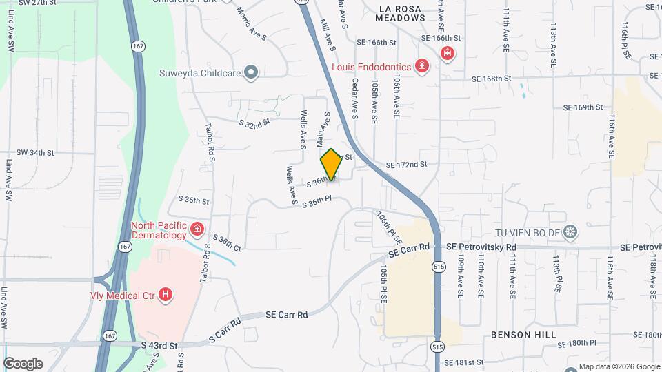 3606 Mill Ave S Map and Location Details