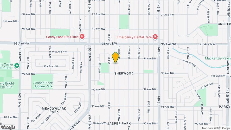 9326-9153 153 St NW Map and Location Details