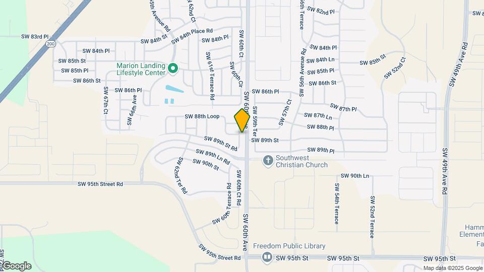 6064 SW 89th St Rd Map and Location Details