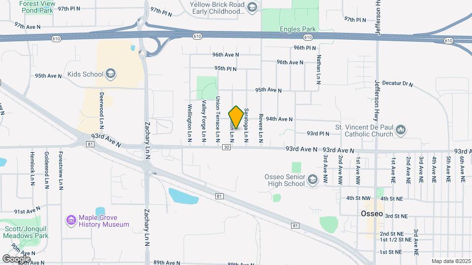 9342 Trenton Ln N Map and Location Details