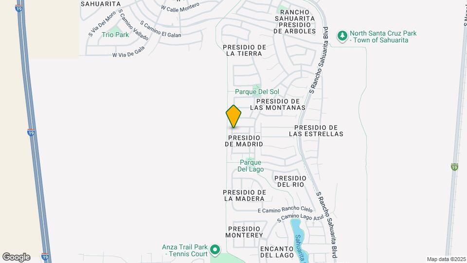 134 W Camino Rancho Palomas Mapa y Detalles de la Ubicación