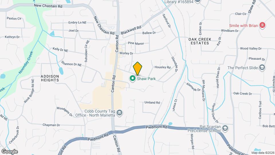 890 Brackett Rd Map and Location Details