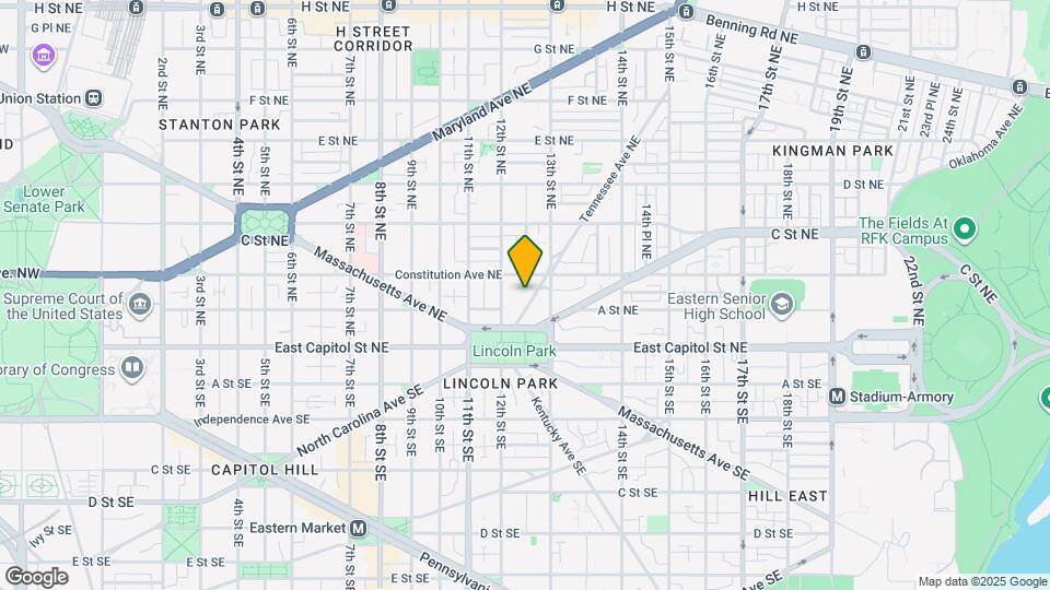 140 Tennessee Ave NE Map and Location Details