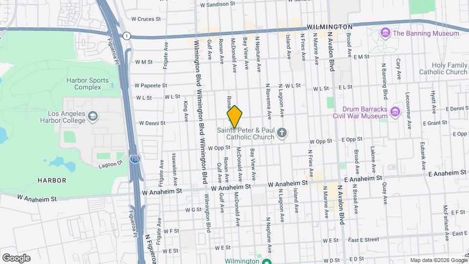 1034 Ronan Ave Mapa y Detalles de la Ubicación