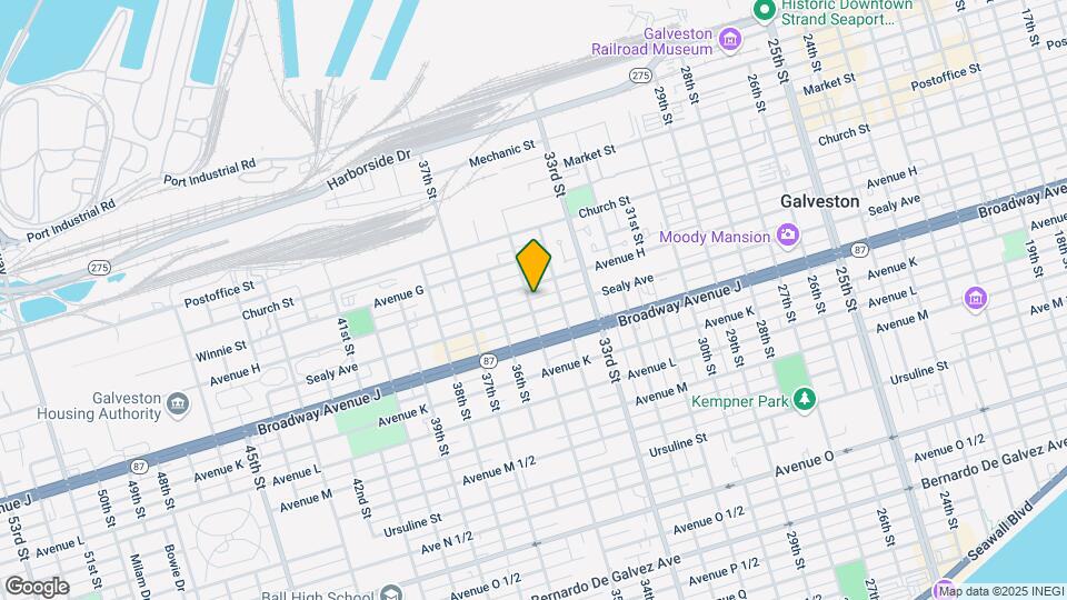 814 35th St, Unit #2 Map and Location Details