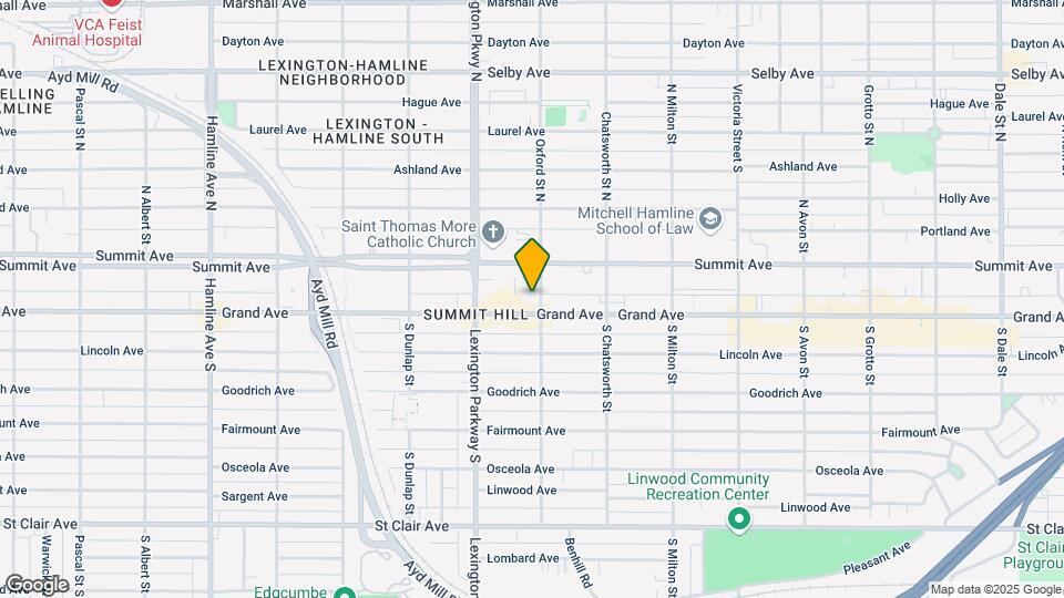 1041 Grand Ave Map and Location Details