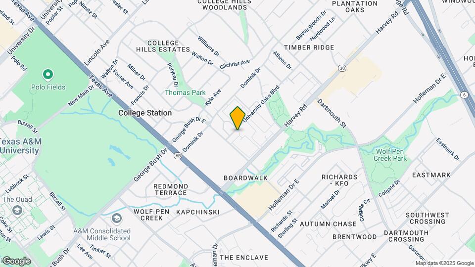 416 University Oaks Blvd Mapa y Detalles de la Ubicación