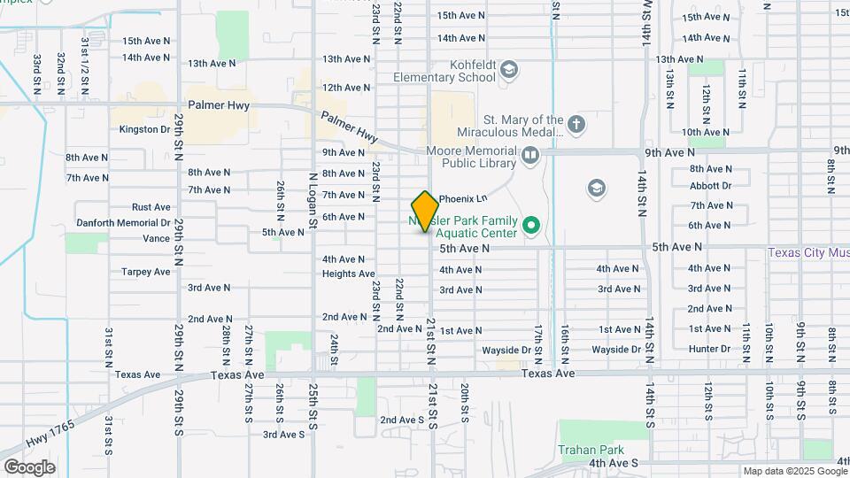 2101 6th Ave N Map and Location Details