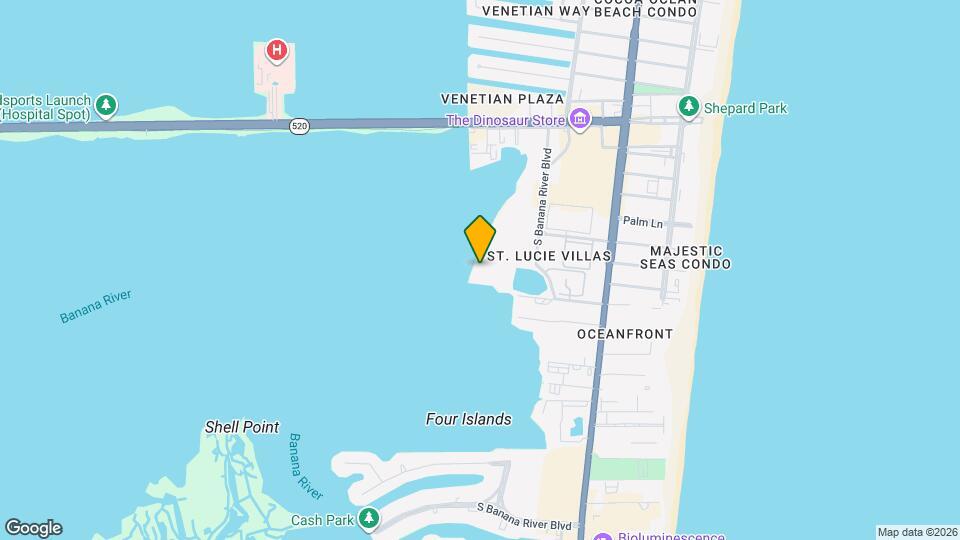 3601 S Banana River Blvd Map and Location Details