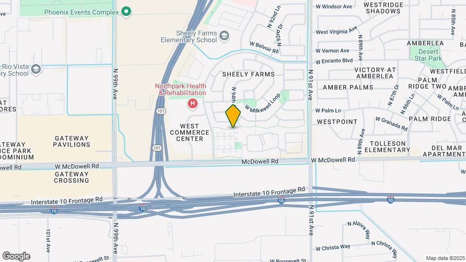 9404 W Terri Lee Dr Map and Location Details