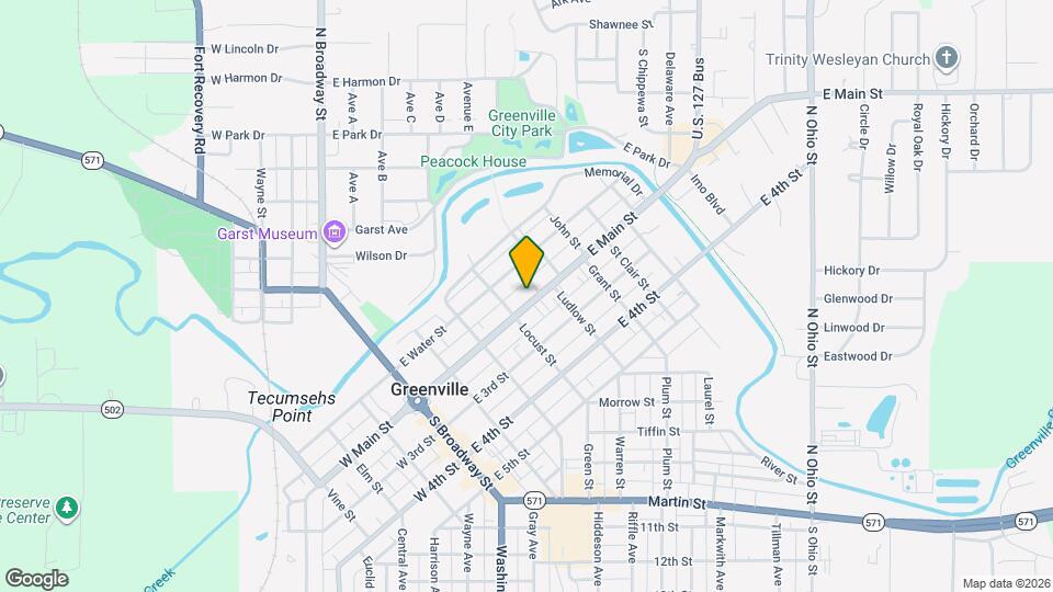 428 E Main St Map and Location Details