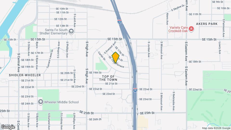 1156 SE 19th Terrace Map and Location Details