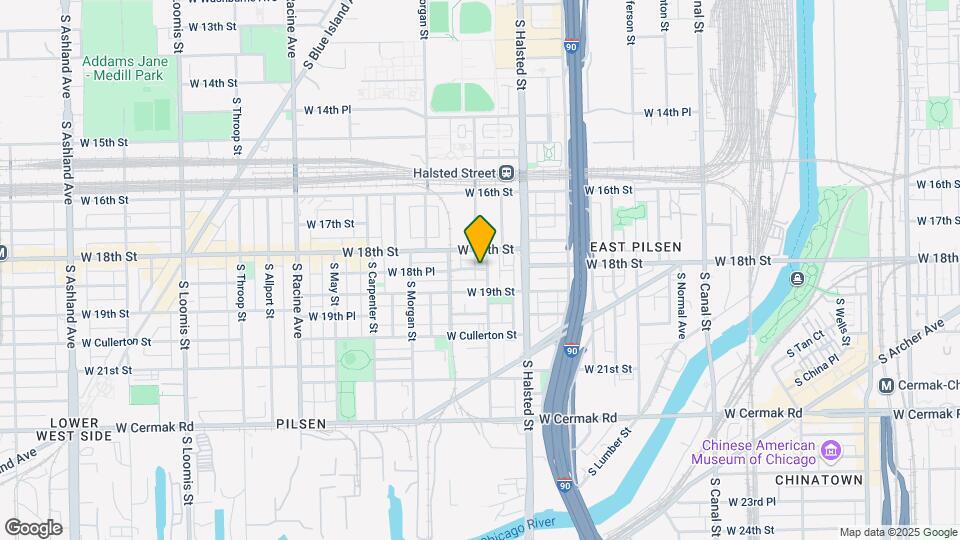 1822 S Peoria St Mapa y Detalles de la Ubicación