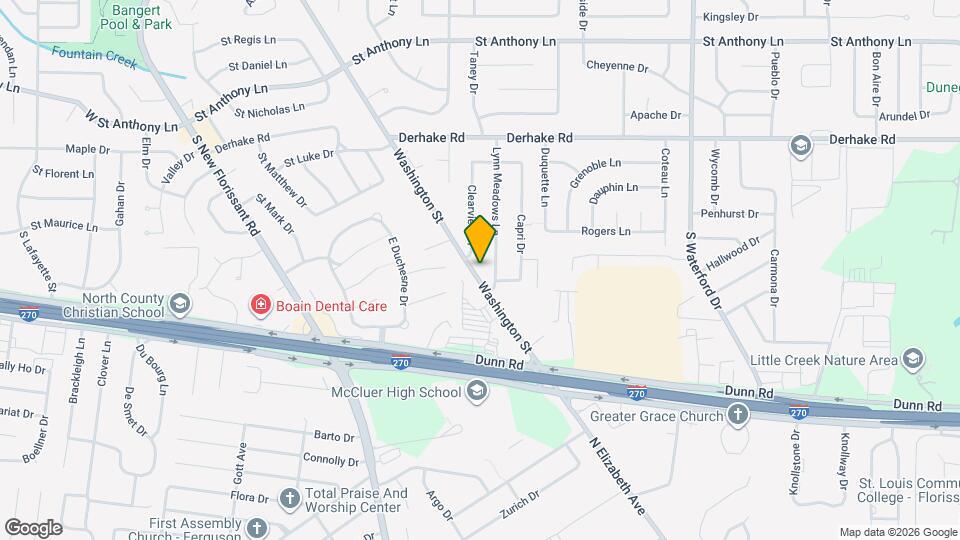 4305 Washington St Map and Location Details