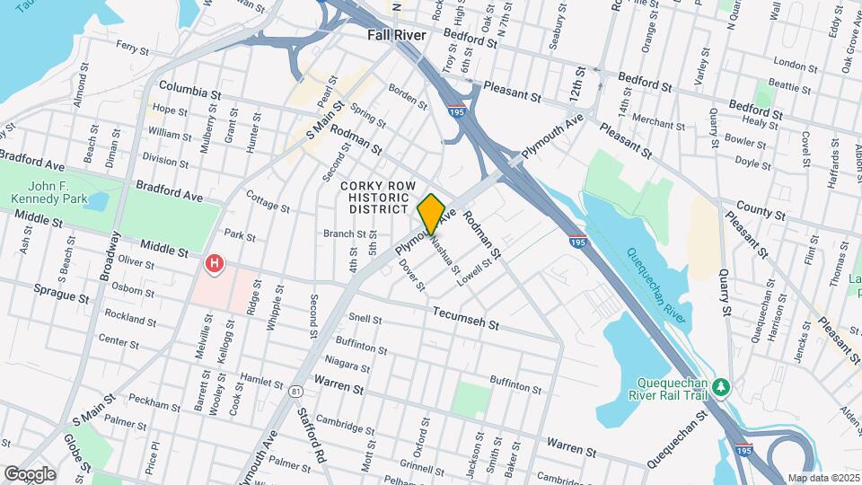 33 Nashua St Map and Location Details