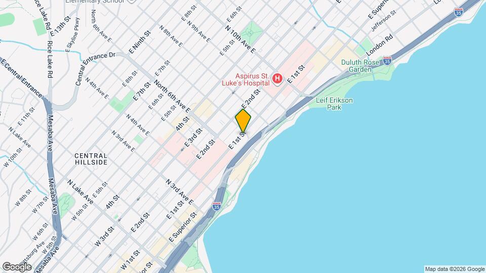 624 E 1st St, Unit Apt # 301 Map and Location Details