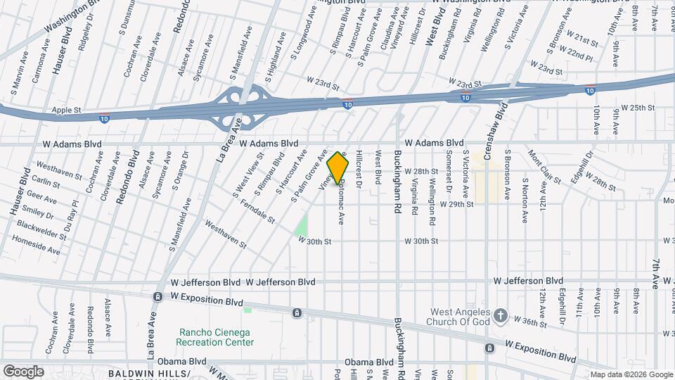 2831 Potomac Ave Map and Location Details