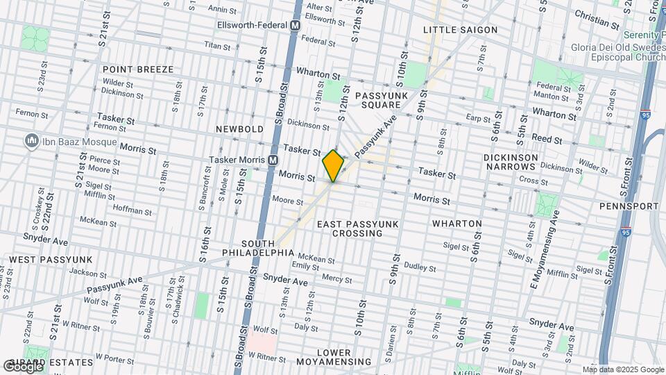 1707 E Passyunk Ave Map and Location Details