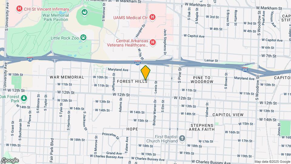 4309 W 10th St Map and Location Details