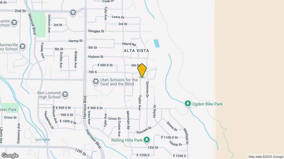 734 Taylor Ave Map and Location Details