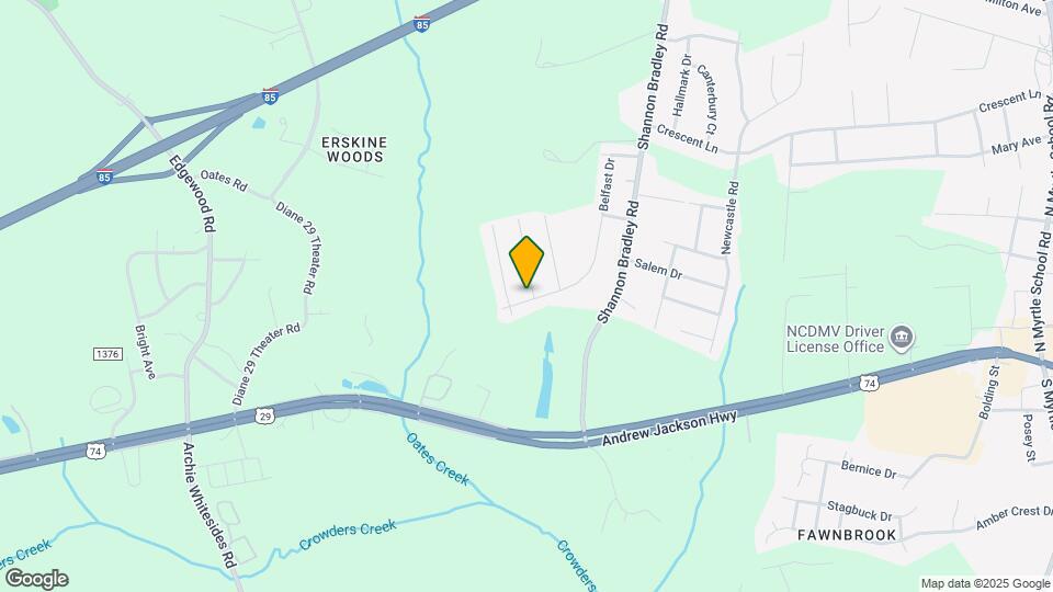 601 Dundeen Dr Map and Location Details