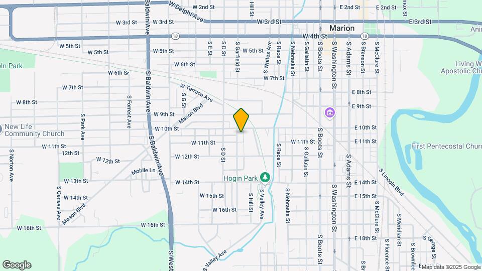 1005 S Maple St Map and Location Details