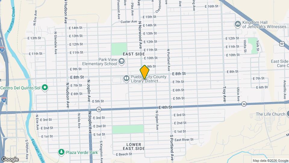 1505 E 7th St Mapa y Detalles de la Ubicación