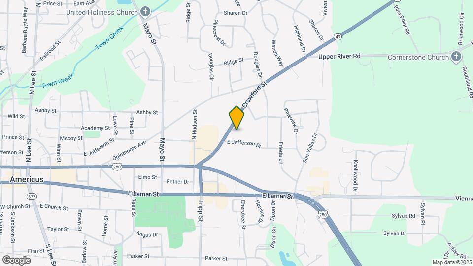 1309 Crawford St Map and Location Details