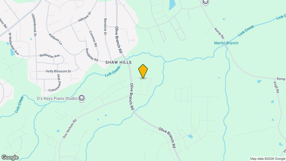 1104 Lily Loch Way Mapa y Detalles de la Ubicación