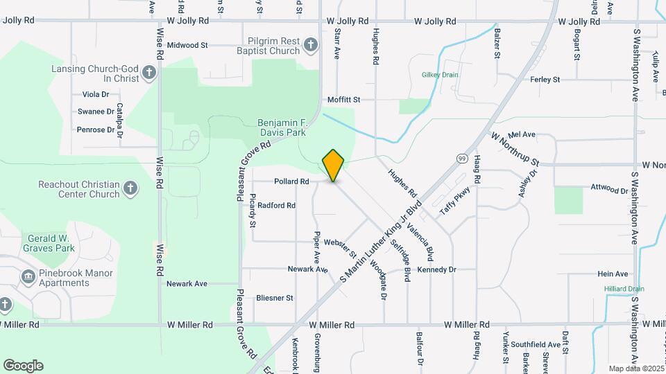 5704 Selfridge Blvd Mapa y Detalles de la Ubicación