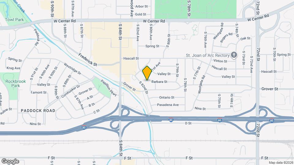 8125 Barbara St Map and Location Details