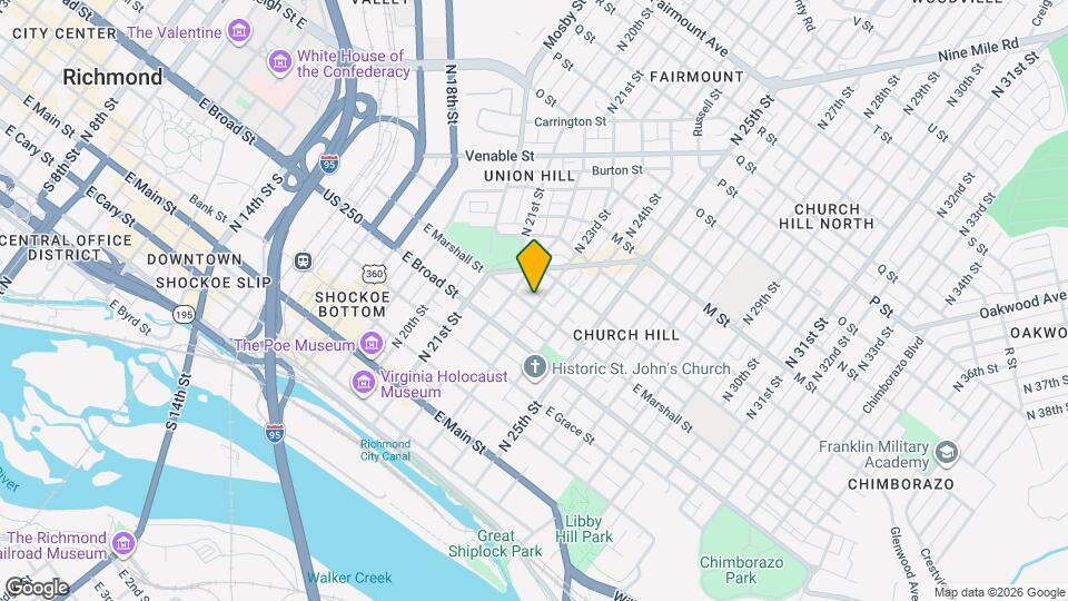 2220 E Marshall St Mapa y Detalles de la Ubicación