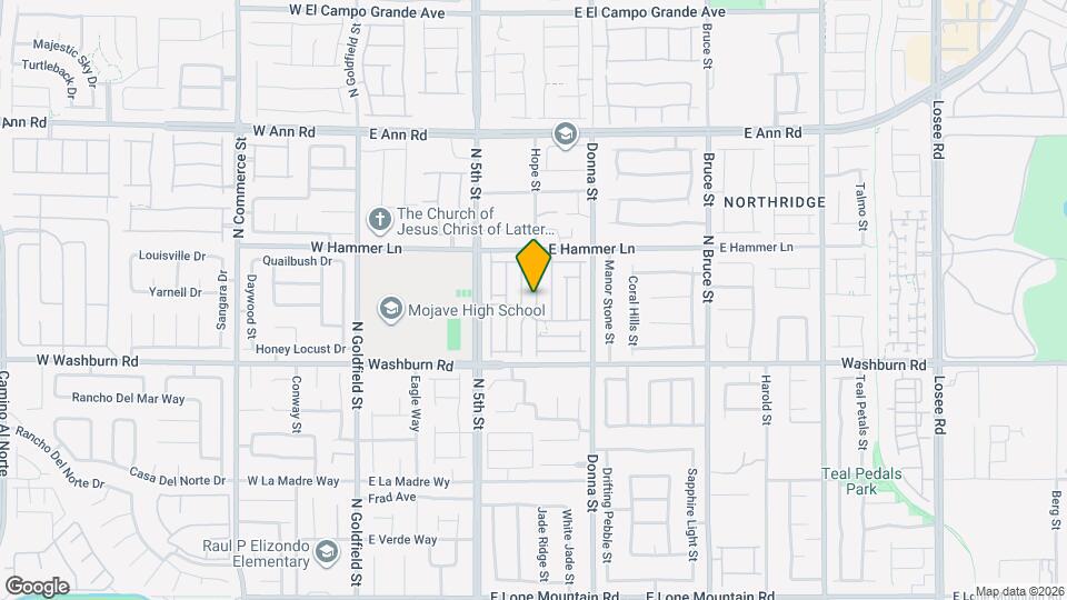 5317 La Quinta Hills St Map and Location Details