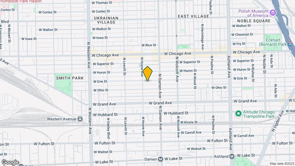 2043 W Erie St Map and Location Details