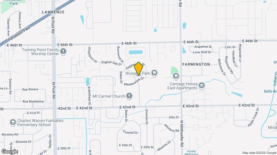 9634 Meadowlark Dr Map and Location Details