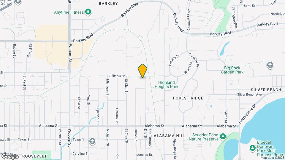 2813 Erie St Map and Location Details