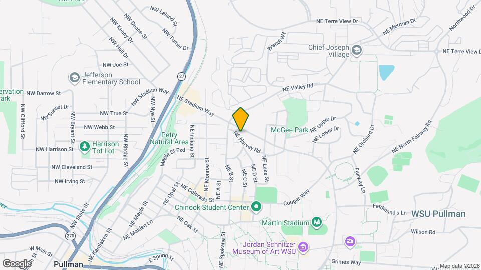 1030 NE Harvey Rd Map and Location Details